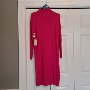 Hot Pink Sweater Dress